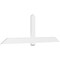 Ekena Millwork Eugene Architectural Grade PVC Gable Bracket, 96"W x 32"H x 2"D x 6"F, 8/12 Pitch GBP096X32X0206EUG00 - alternate 1